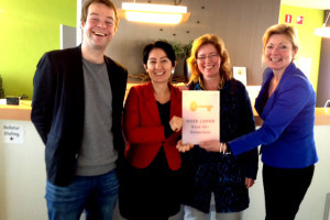 PvdA-Kamerlid Keklik Yücel op bezoek bij Humanitas